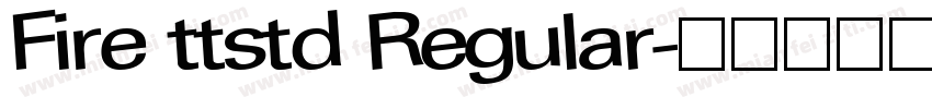 Fire ttstd Regular字体转换